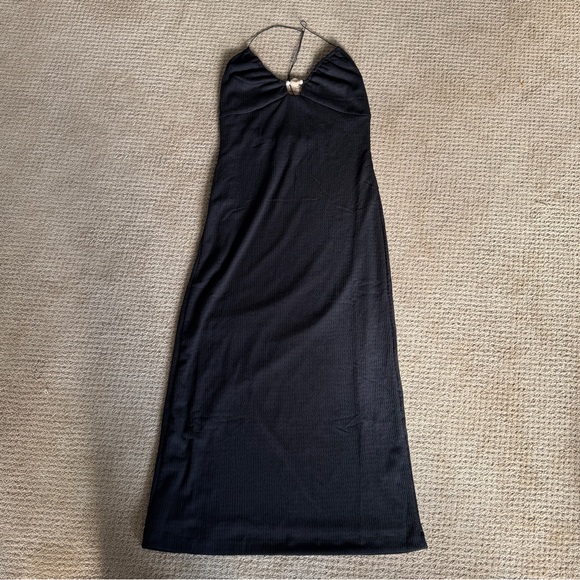 Black Beach Dress with Stone Detail - Picture 4 of 6